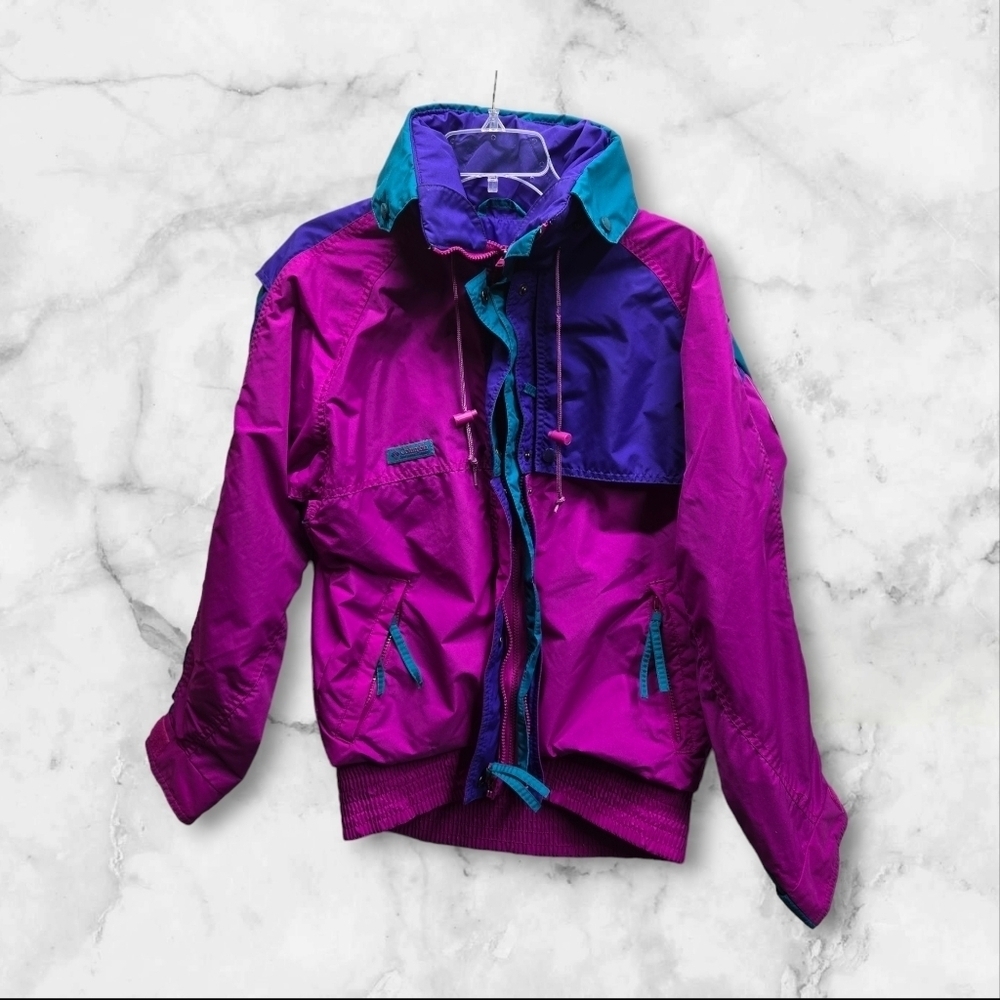 Vintage‎ Columbia Criterion Ski Jacket Size M Radial Sleeve